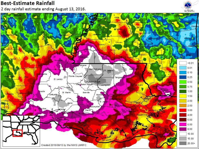 rainfall amounts